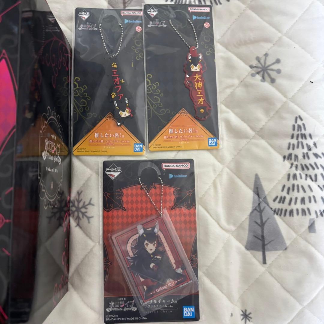 大神ミオ ホロライブ 一番くじ フィギュア 推したい名！2種 アクリルチャーム