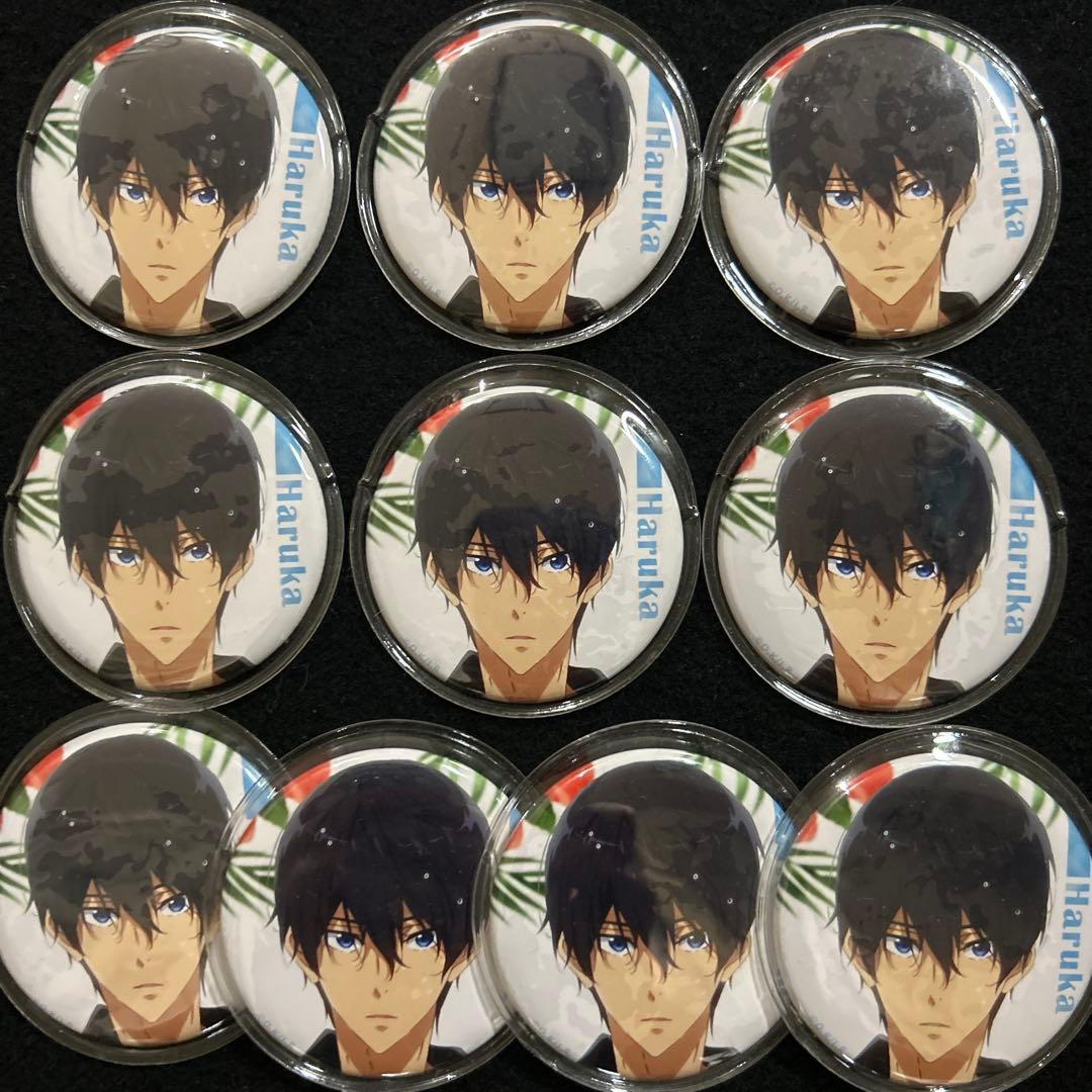 Free! サマー 缶バッジ 七瀬遙 10個セット
