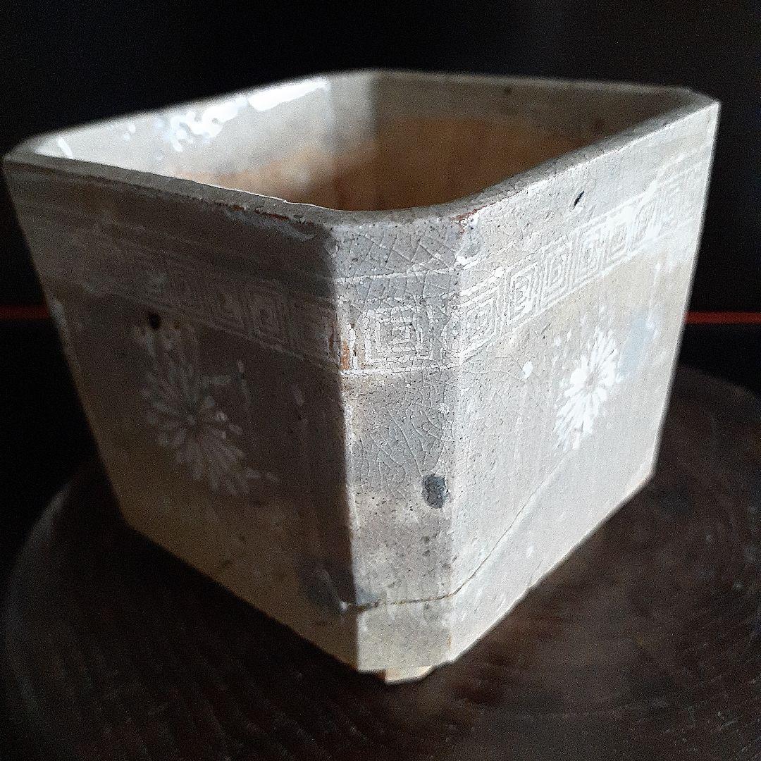 江戸時代象嵌三島手香炉