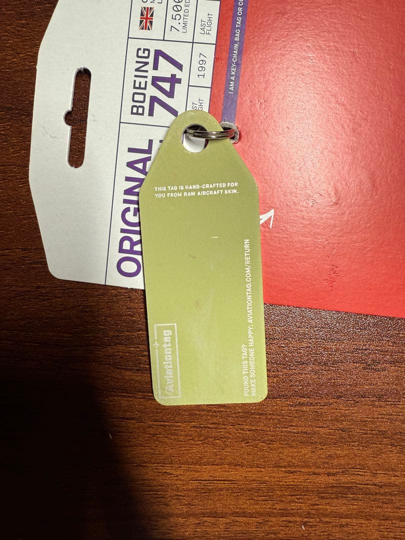 ヴァージンアトランティック航空 Aviationtag B747-400 厚い