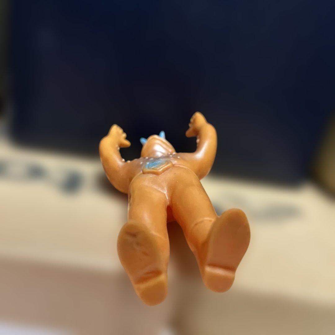 ⚠️レア　仮面ライダー　ガマギラー　ミニソフビ　旧バンダイ　ポピー　当時物