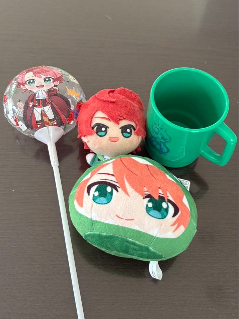 カラフルピーチ　じゃぱぱ　マスコット　バルーン　コップ　ワンダーランド　セット