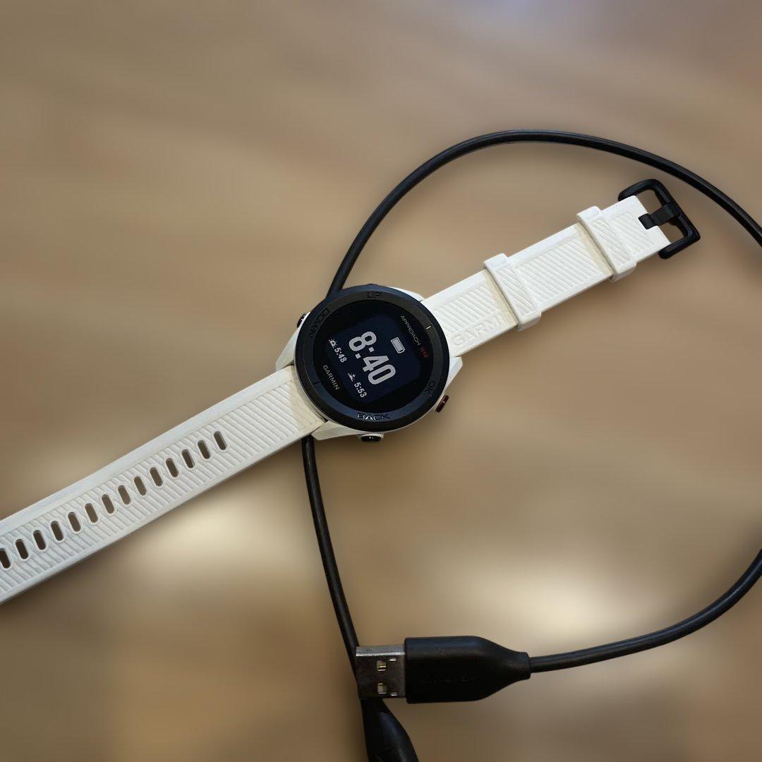 GARMIN スマートウォッチApproach S12 白 充電ケーブル