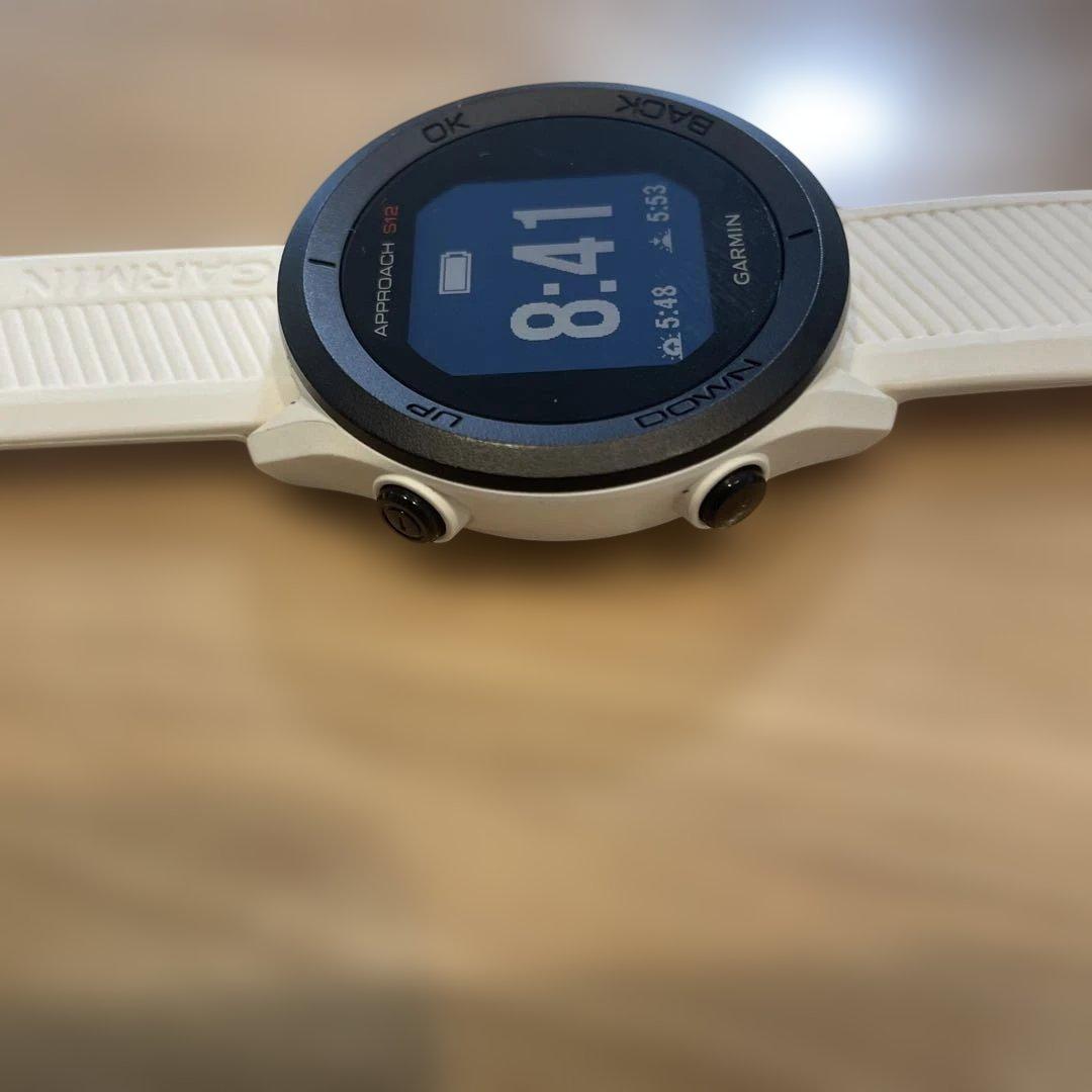 GARMIN スマートウォッチApproach S12 白 充電ケーブル