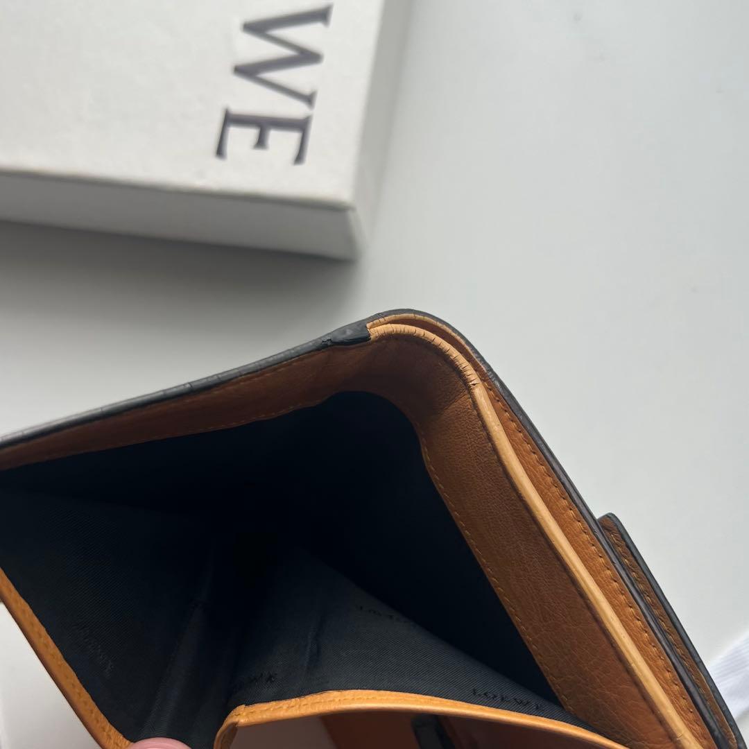 474 極上美品 LOEWE ロエベ 2つ折り財布
