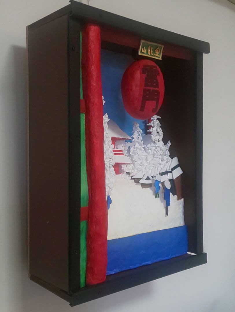 浅草雷門の雪景色