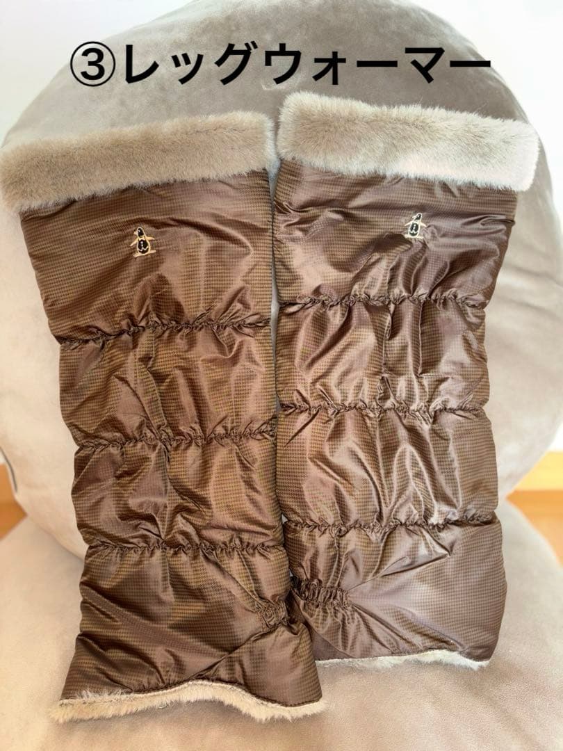 【マンシングウェア】冬ゴルフ小物3点セット