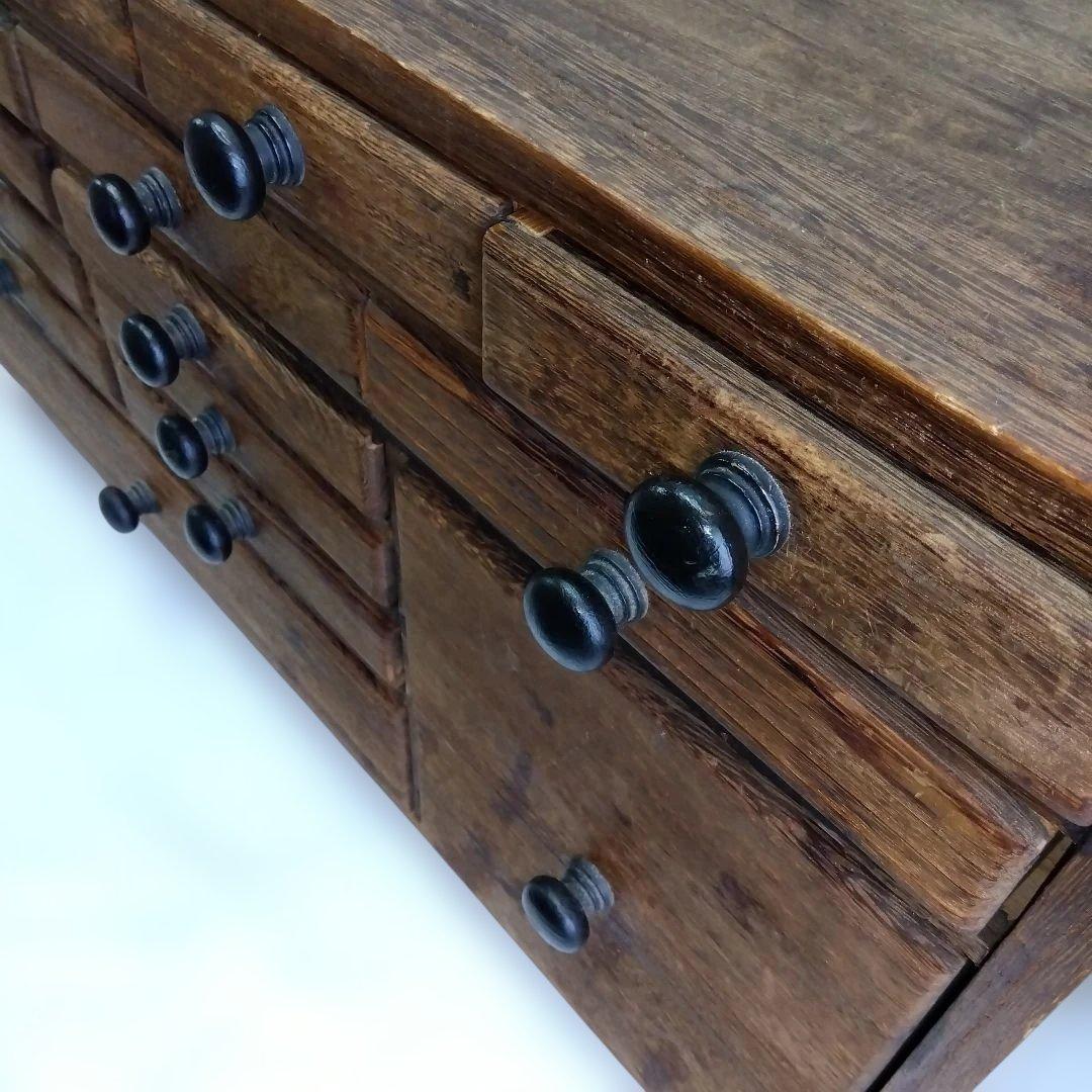 【ビンテージ】アンティーク家具 引き出し 小道具