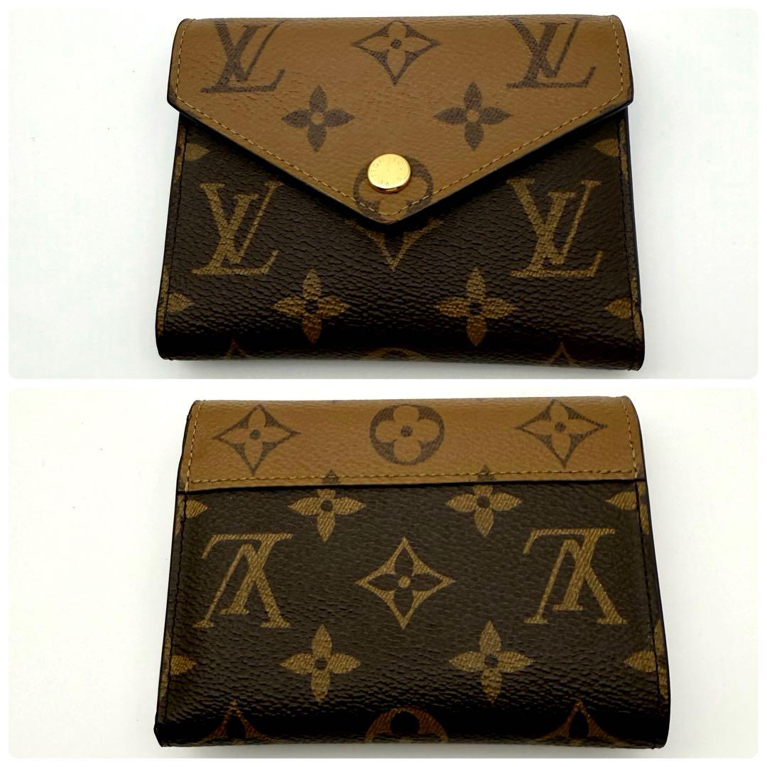 極上美品　ルイヴィトン　ヴィクトリーヌ　リバース　三つ折り財布