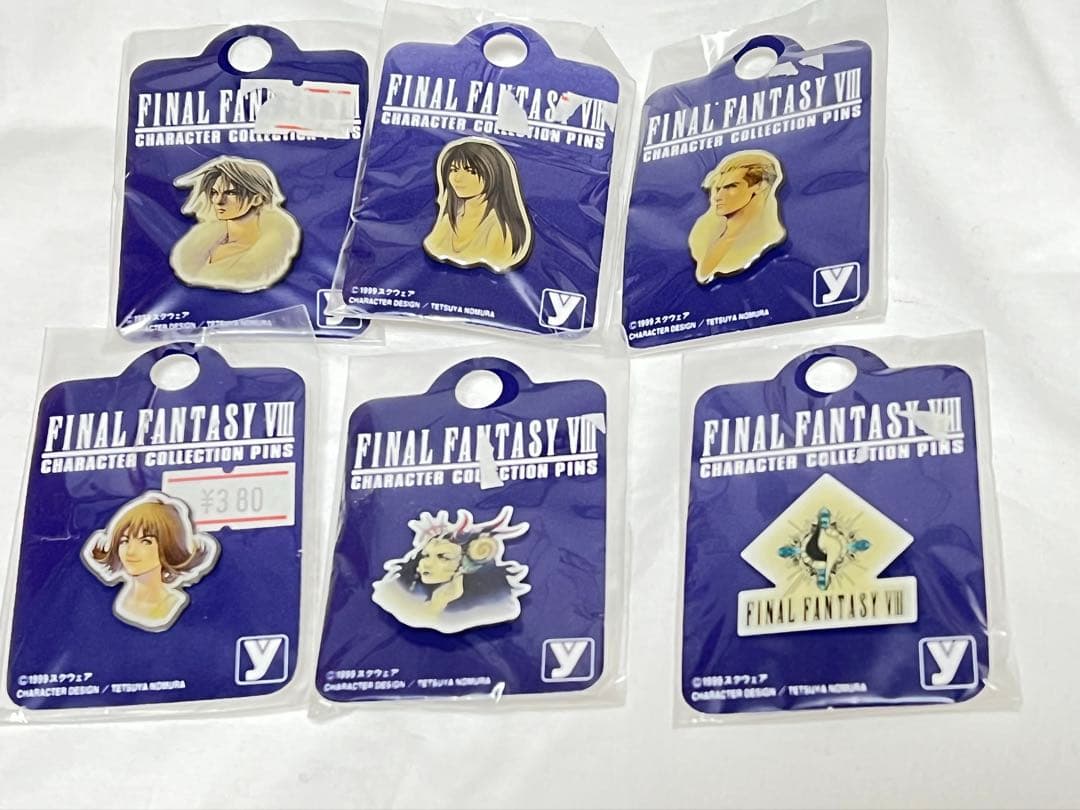 匿名配送/ファイナルファンタジーⅧ ピンズセット　当時物