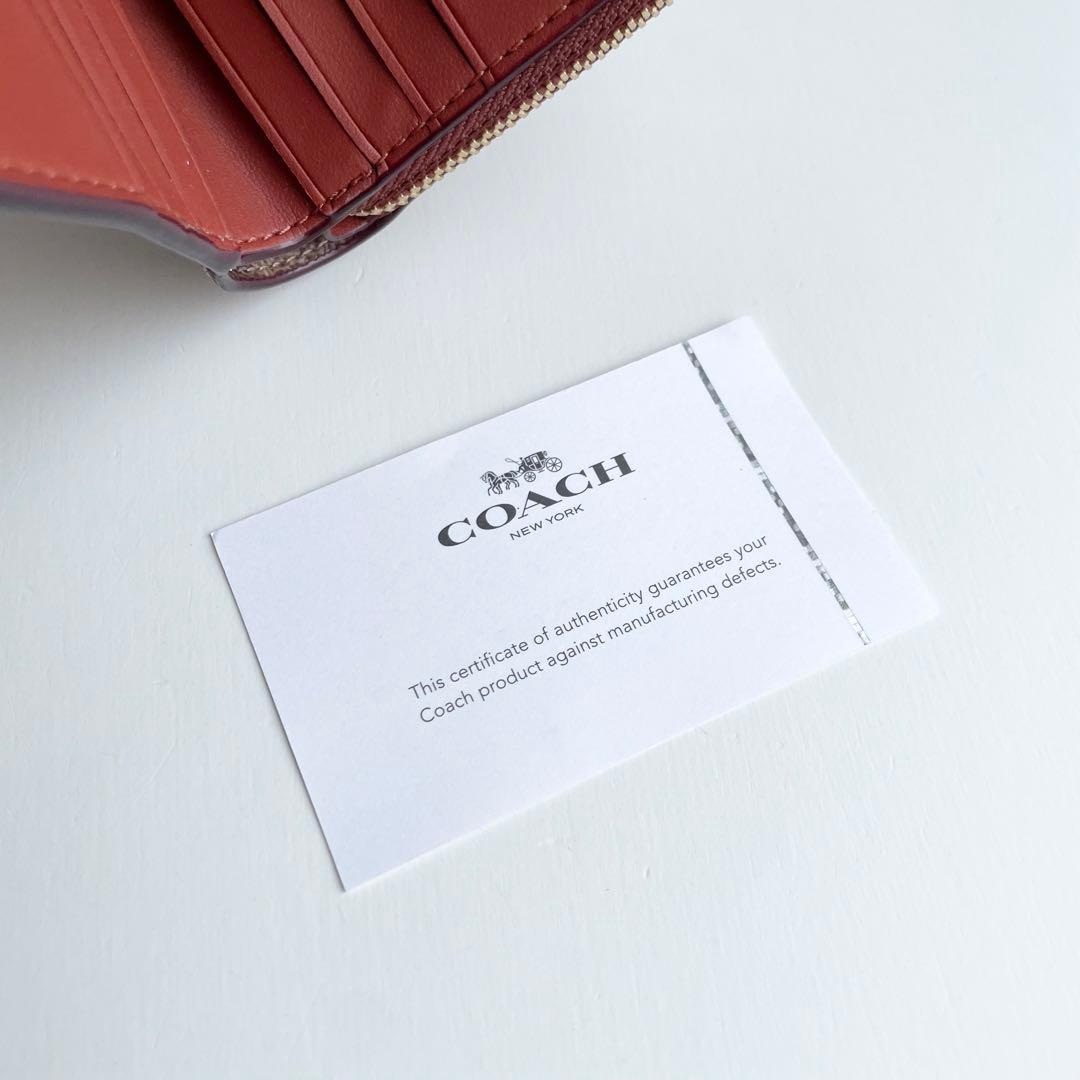 コーチ COACH 折り財布 シグネチャー ビルフォールド ウォレット 新品