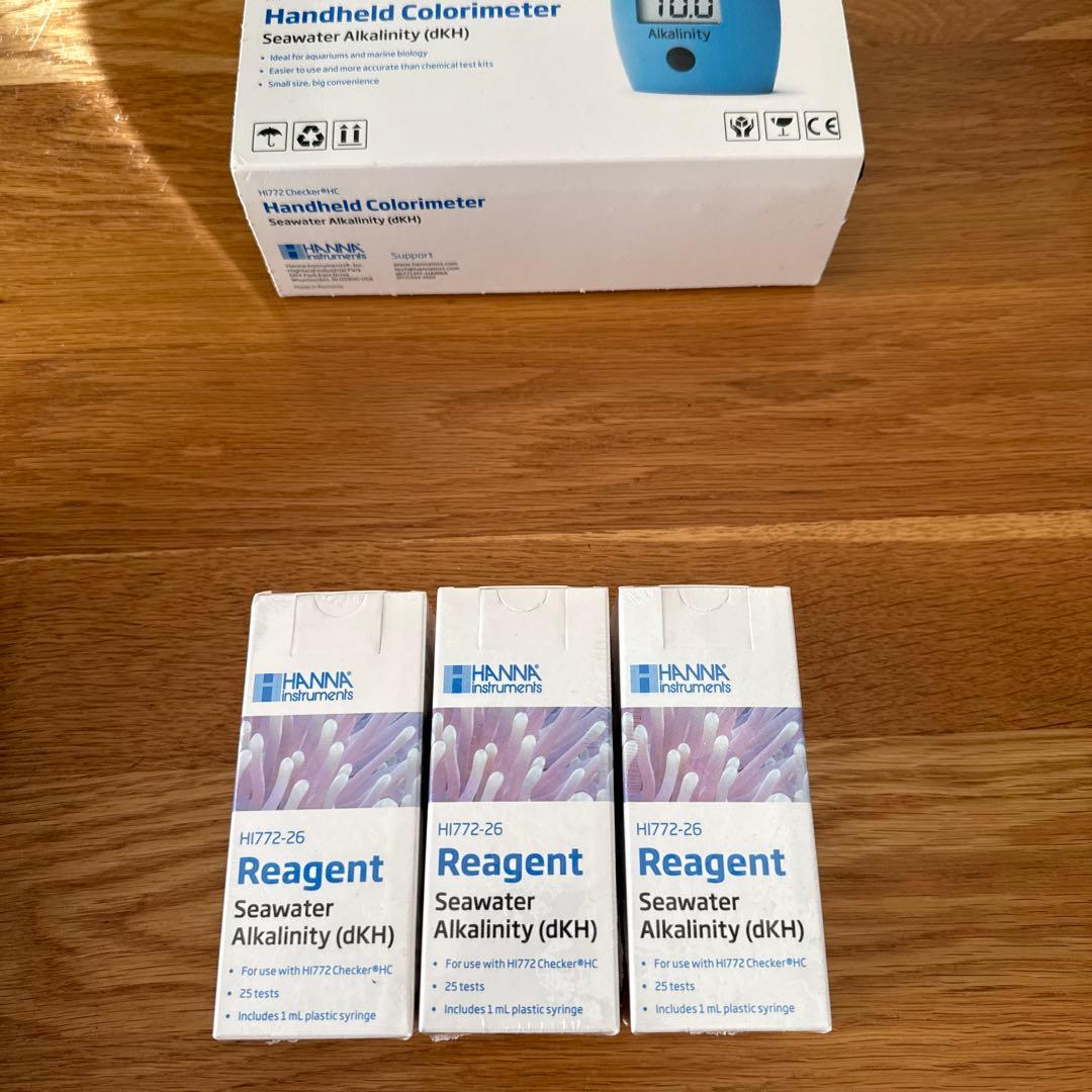 海水魚　水槽用　試験薬　海水濃度計