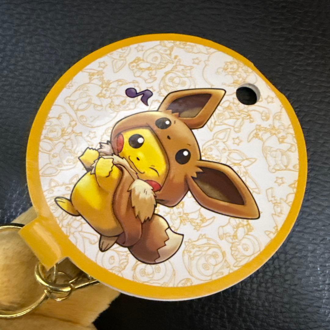 マスコット　イーブィポンチョのピカチュウ　ぬいぐるみ