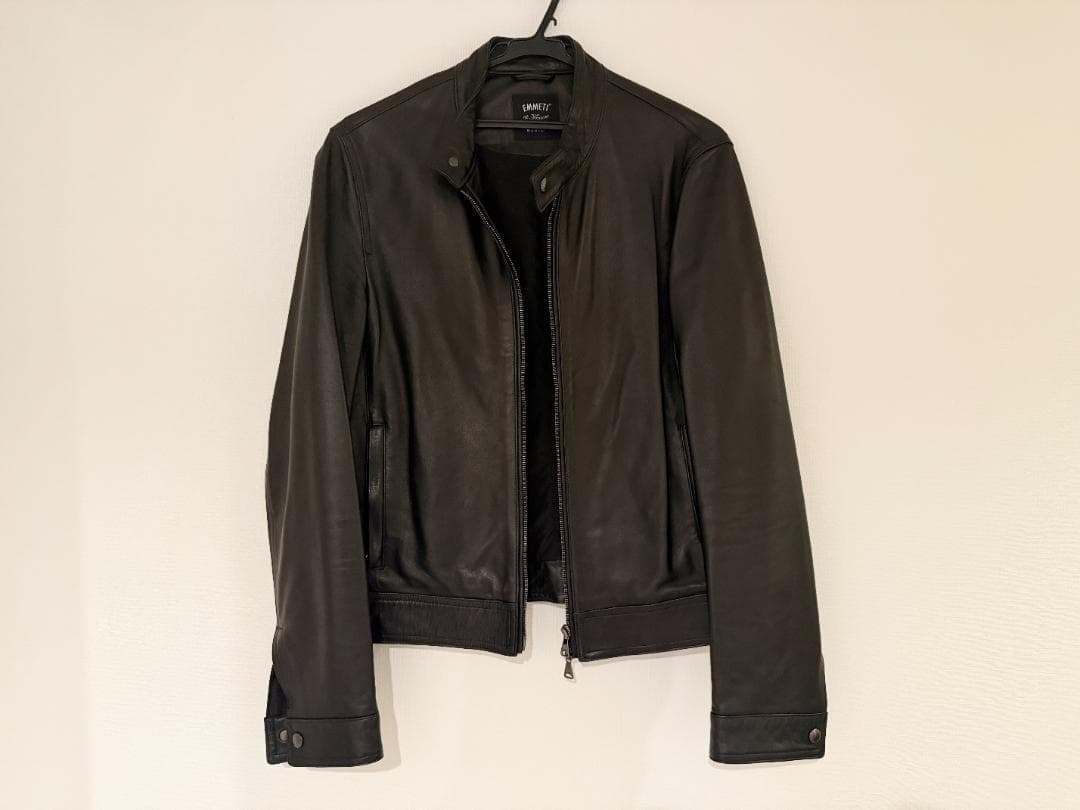 と*ー様 エンメティ ライダースジャケット ユリ/Juri ナッパレザー Emm