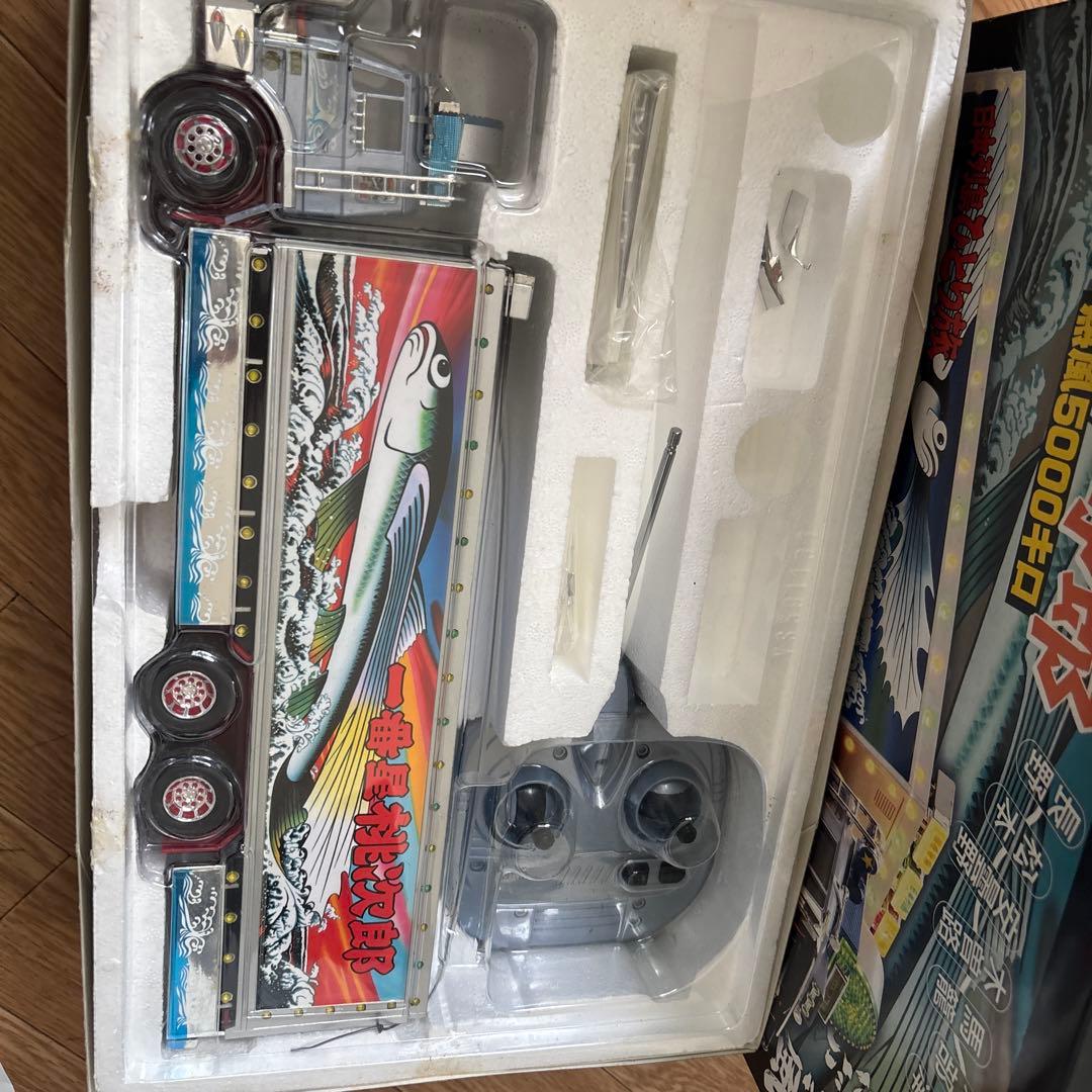 値下げ！再出品！トラック野郎⭐︎熱風5000キロ【中古品】 1/32RC ラジコン