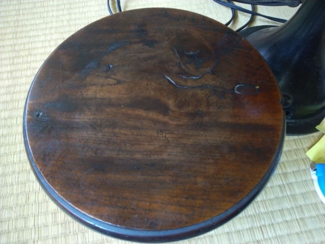 7月迄！極美品　安全安心なオーバーホール済み　別誂え台付アンティーク扇風機　骨董