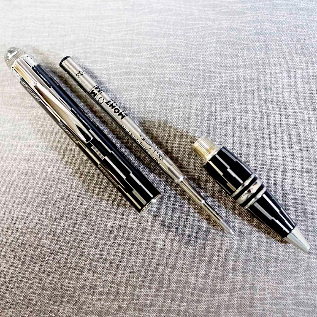 【美品 送料込み】モンブラン ボールペン スターウォーカー ブラックミステリー