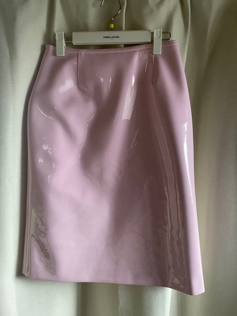 【FUMIKA_UCHIDA】pvc素材スカート