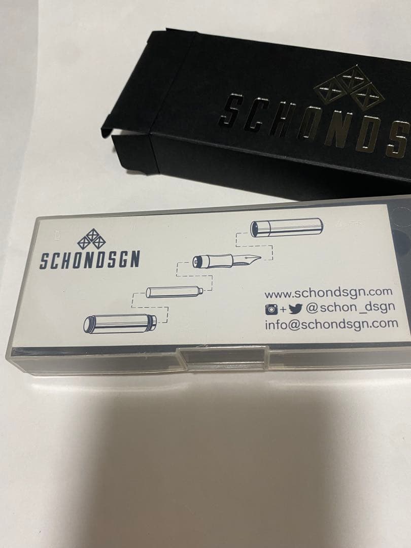 SCHONDSGN ショーンデザイン 万年筆 ポケットシックスブラス　ラスト１点