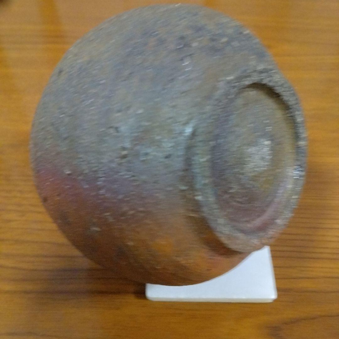 二代　井上　素三　作　常滑酒壷　徳利　明治　大正　名工