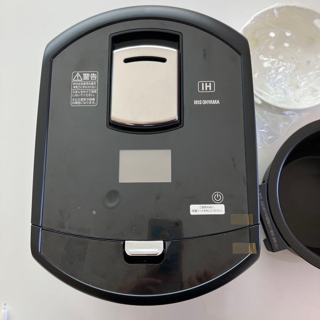 アイリスオーヤマ IH式 炊飯器 瞬熱真空釜 RC-IF50-B 2022年製㉔