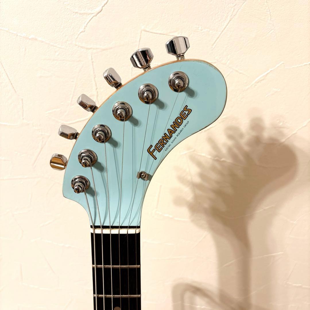 フェルナンデス ZO-3 エレキギター ライトブルー アンプスピーカー内蔵