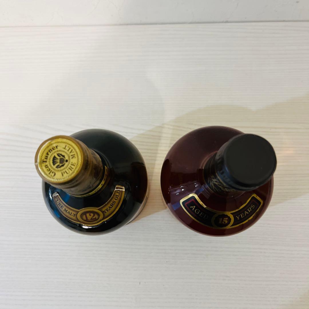 グレンターナー12年　オールドヒル15年　スコッチ　2本セット　古酒　特級表記