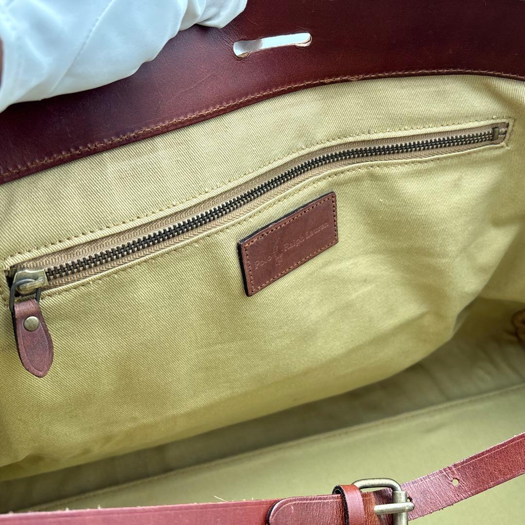 【希少・備品完備】ポロラルフローレン ブラシ 南京錠 大容量 ボストンバッグ