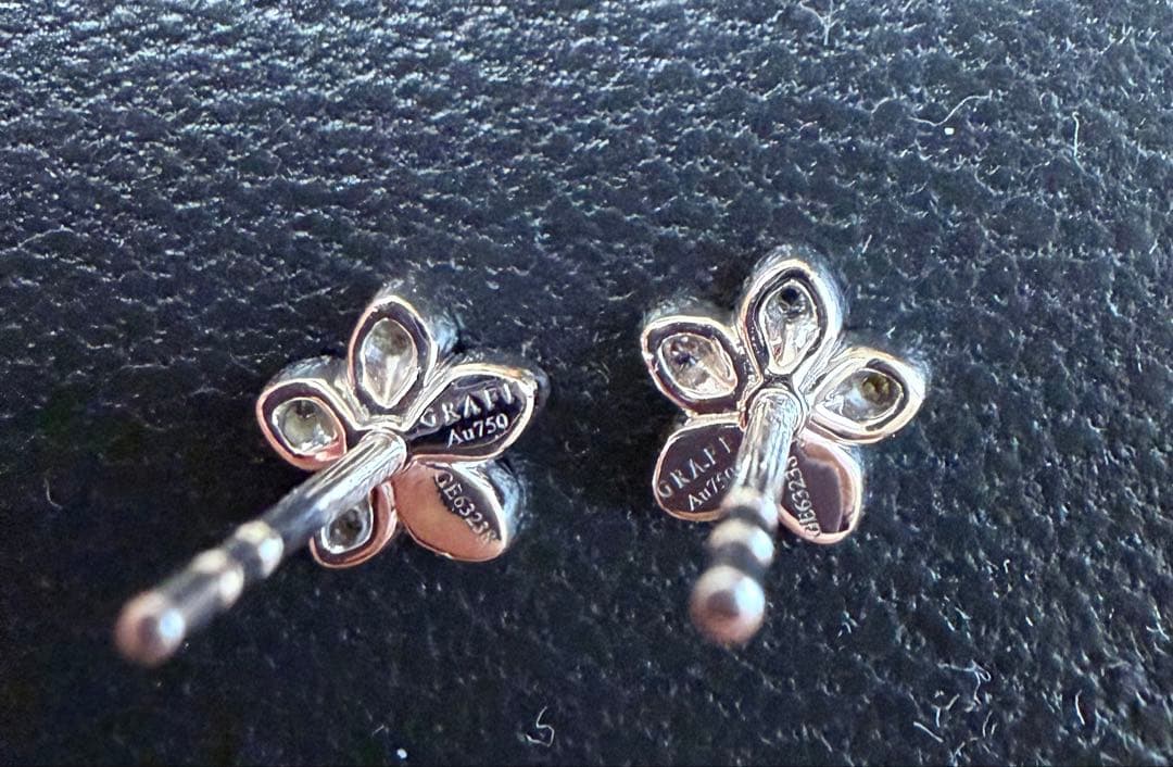 GRAFF グラフ ピアス ワイルドフラワー プティ パヴェ