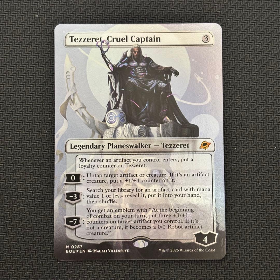 MTG 冷酷な船長、テゼレット ボーダーレスfoil 英語版