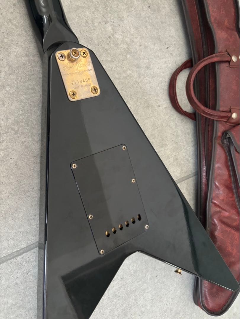 Aria Pro2 エレキギター フライングV ケース付き 楽器 ヴィンテージ