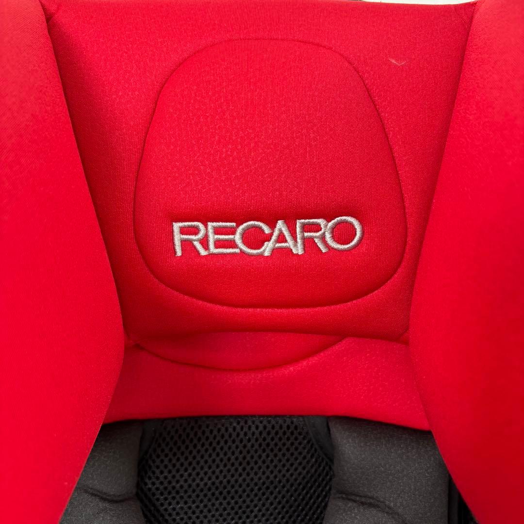 美品　RECARO ジュニアシート　キッズシート　チャイルドシート　赤