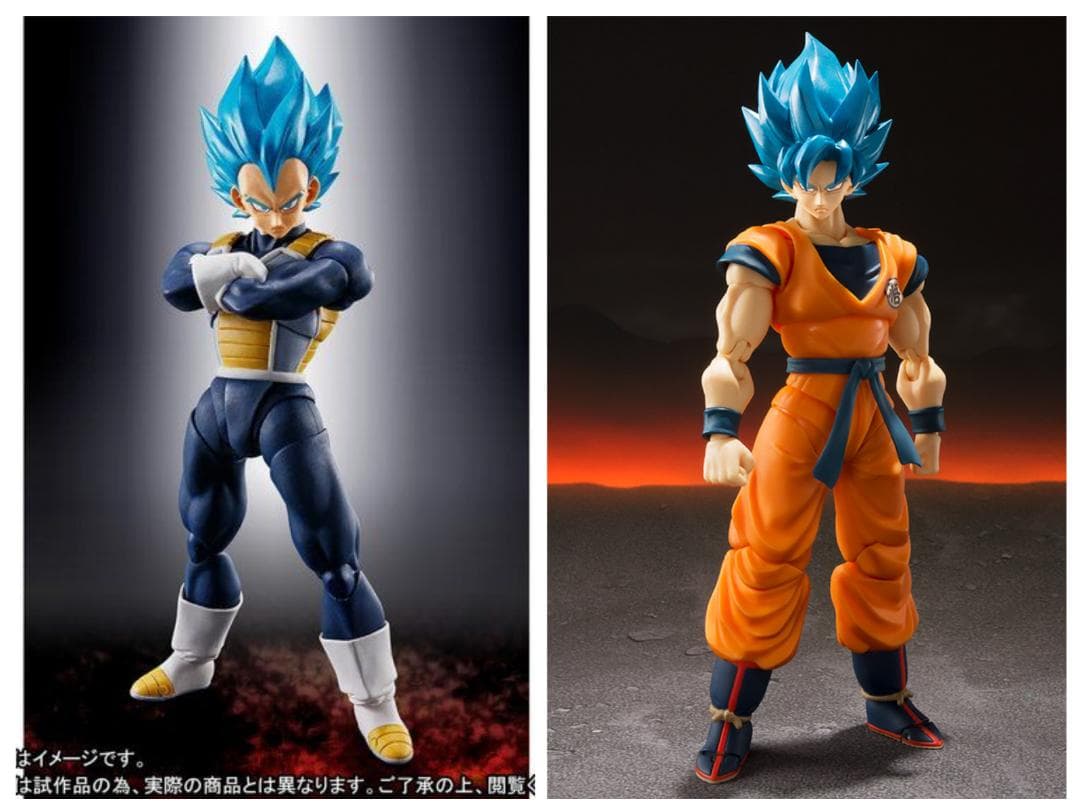 S.H.Figuarts フィギュアーツ 孫悟空＆ベジータ 一番くじ40周年