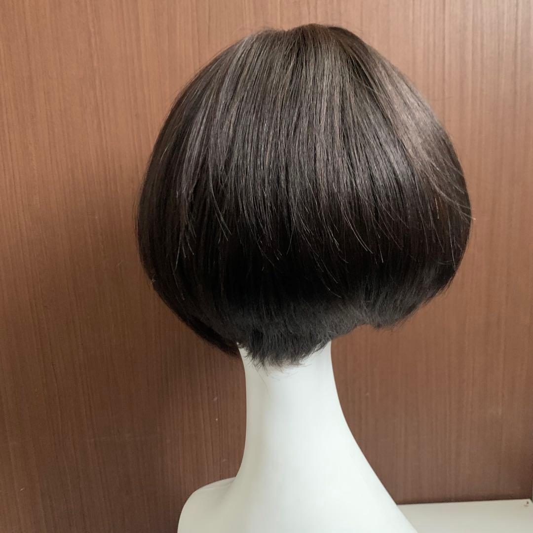 ☆気品人毛100% ショートwig ウィッグBZ20