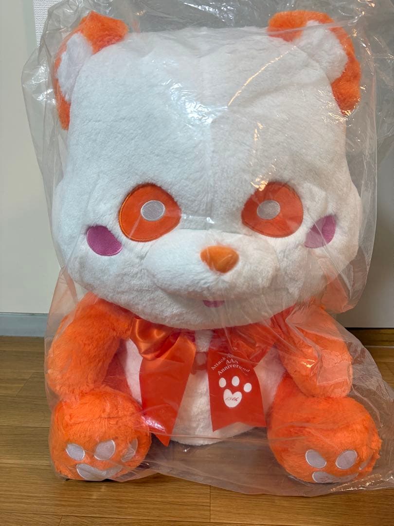AAA 15th ANNIVERSARY え〜パンダBIGぬいぐるみ　オレンジ