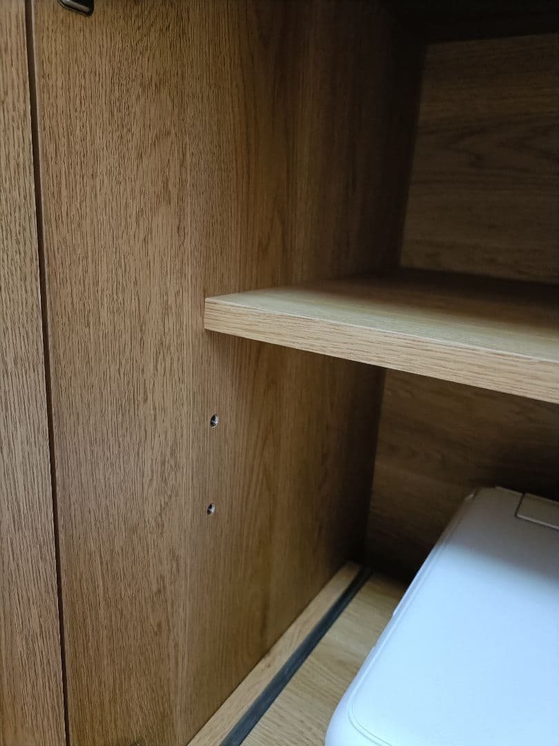 ベルメゾン　リビングキャビネット　プリンター収納