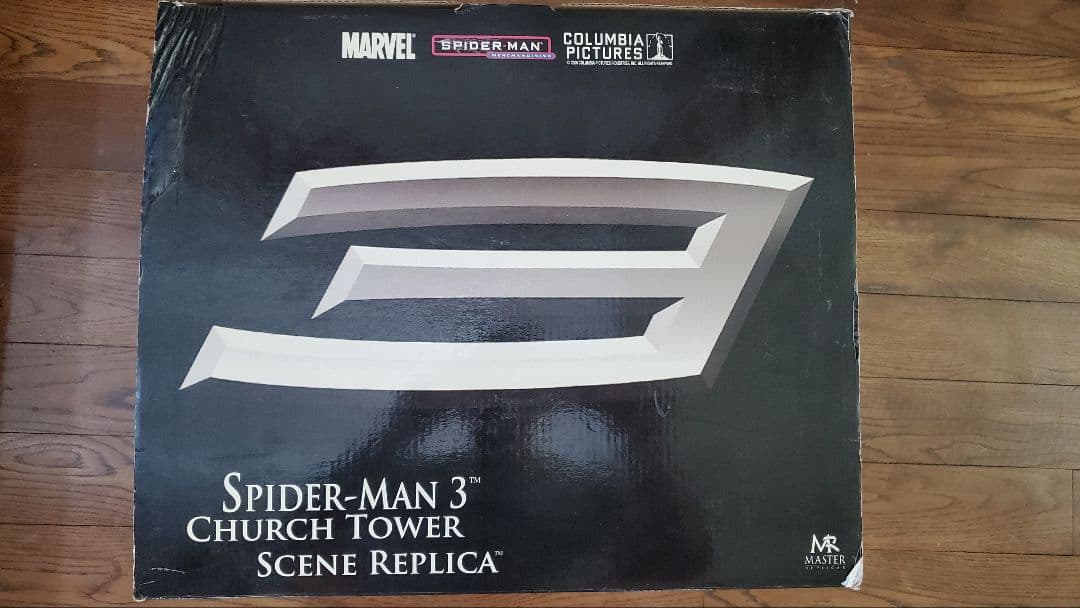 【未使用・レア】スパイダーマン3 黒スーツ マスターレプリカ+おまけフィギュア
