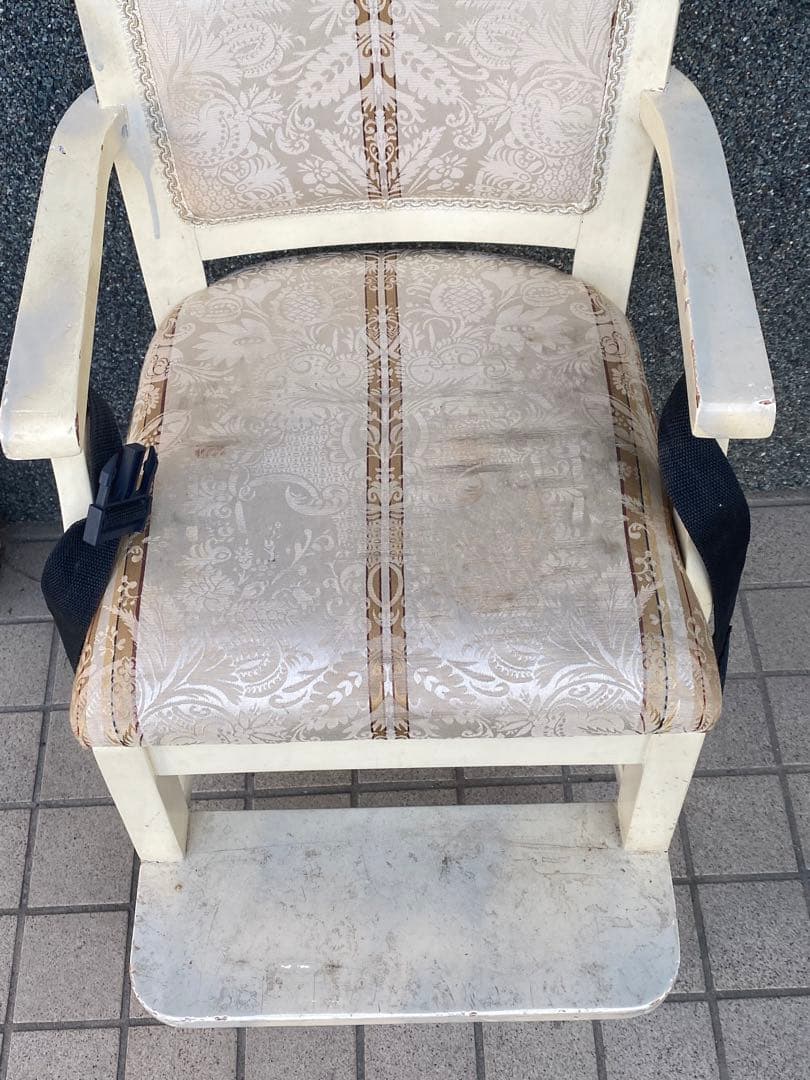 ロココ♦️アンティーク ヨーロピアン♦️超希少 キッズチェア♦️ベルト付♦️送料込