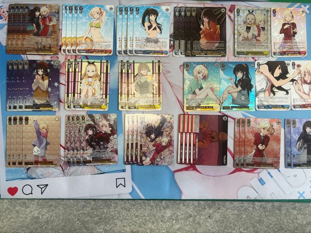 リコリスリコイル　 まとめ売り　デッキ+大量パーツ　ヴァイスシュバルツ　WS