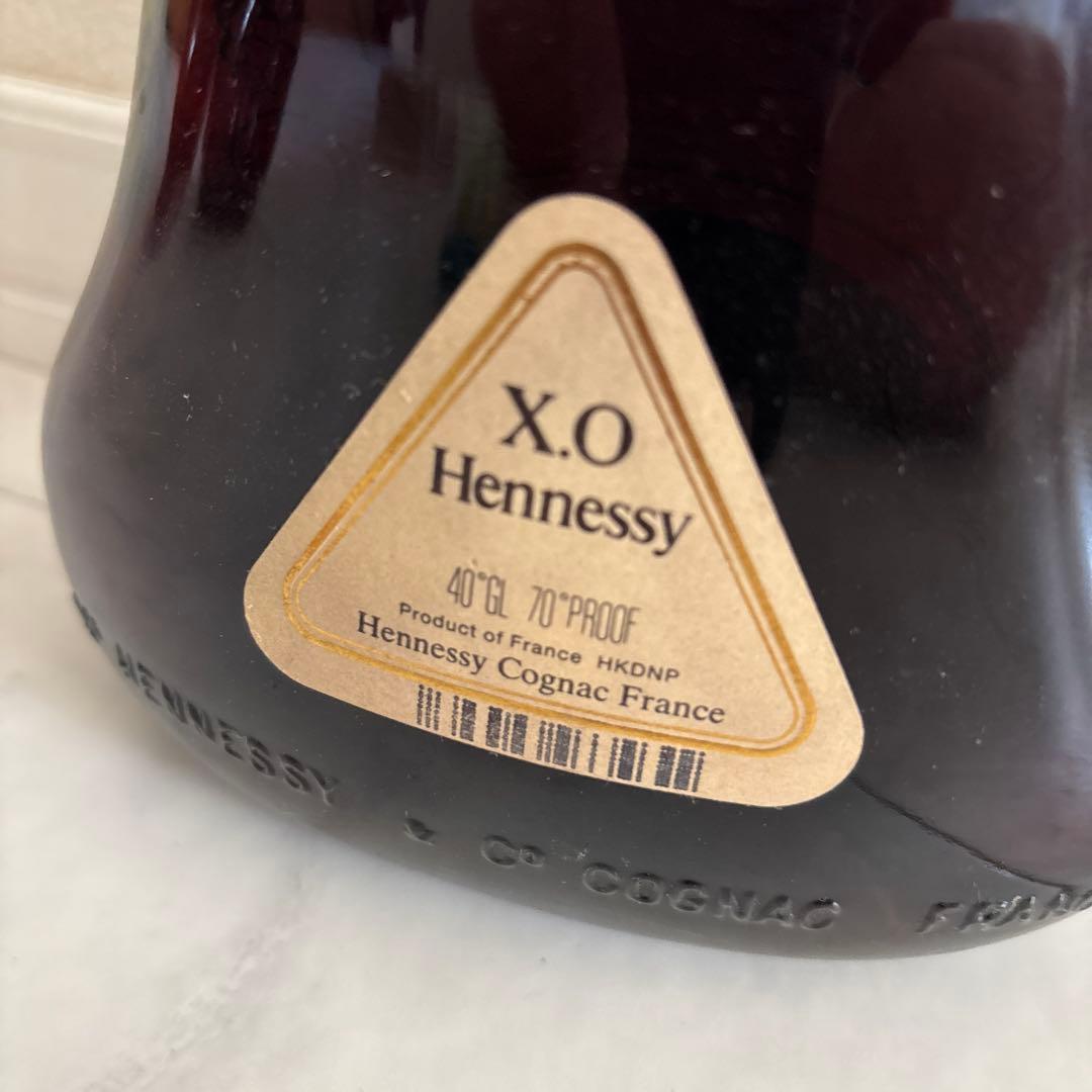 Hennessy XO コニャック 金キャップ グリーンボトル 700ml40%