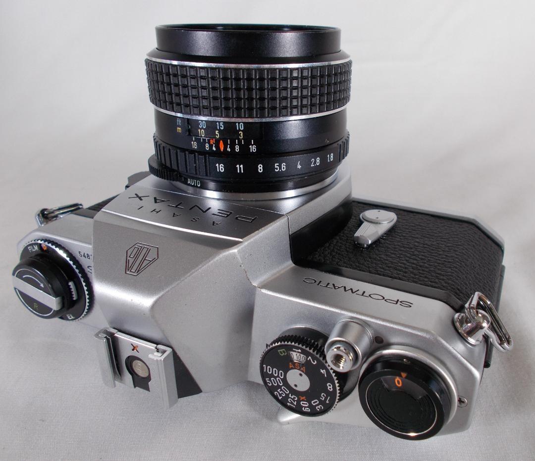 フィルムカメラ 整備済　Pentax SPII + レンズ f1.8　F210