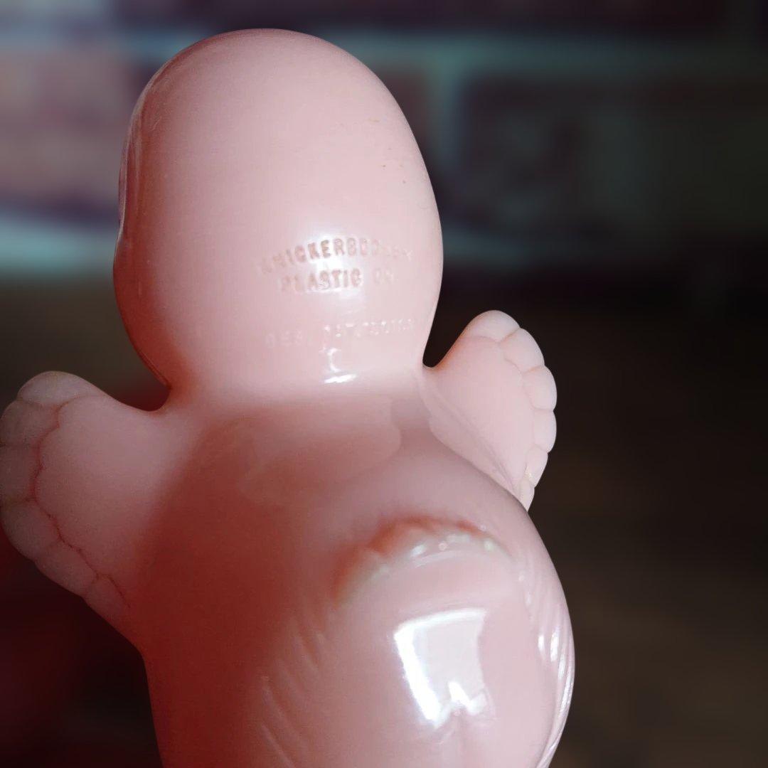 knickerbocker 1950s ビンテージ　ひよこ　ピンクレア