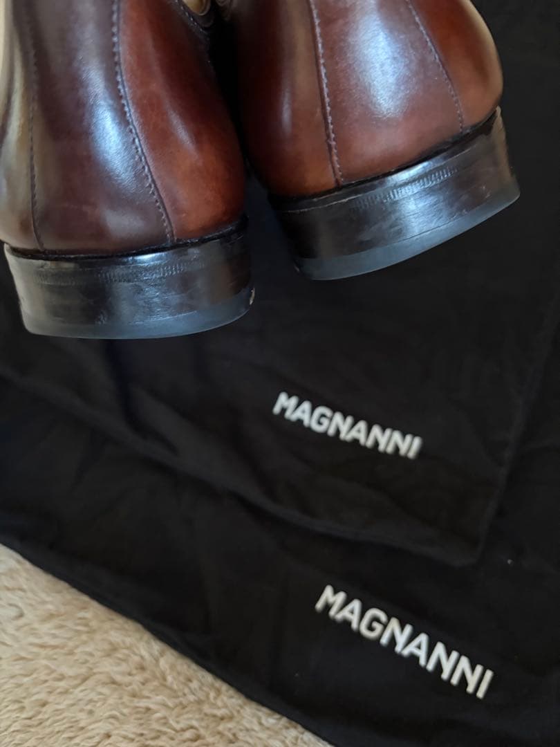 MAGNANNI/マグナーニ/ストレートチップ/size39/ブラウン