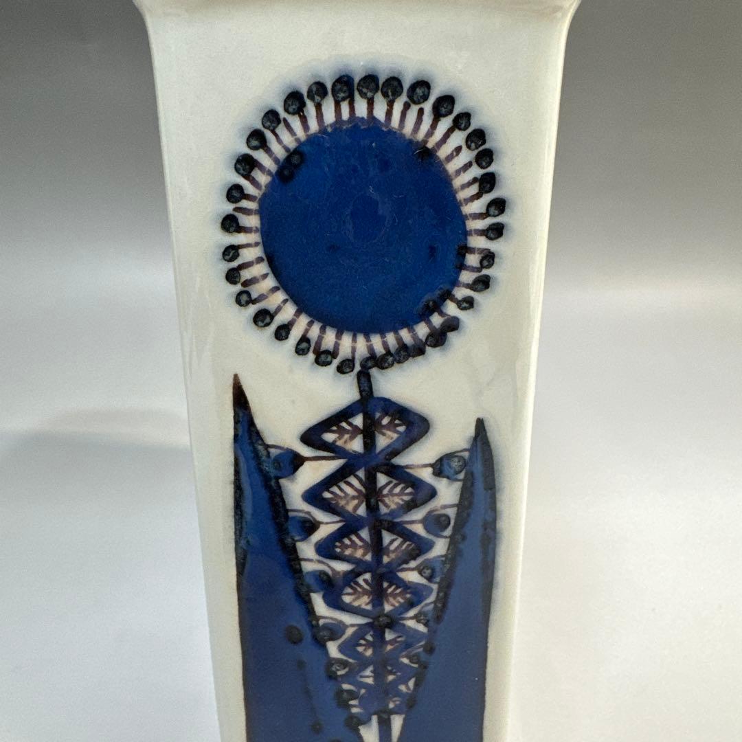 ロイヤルコペンハーゲン ・テネラ・スクエア型 フラワーベース 花瓶 北欧