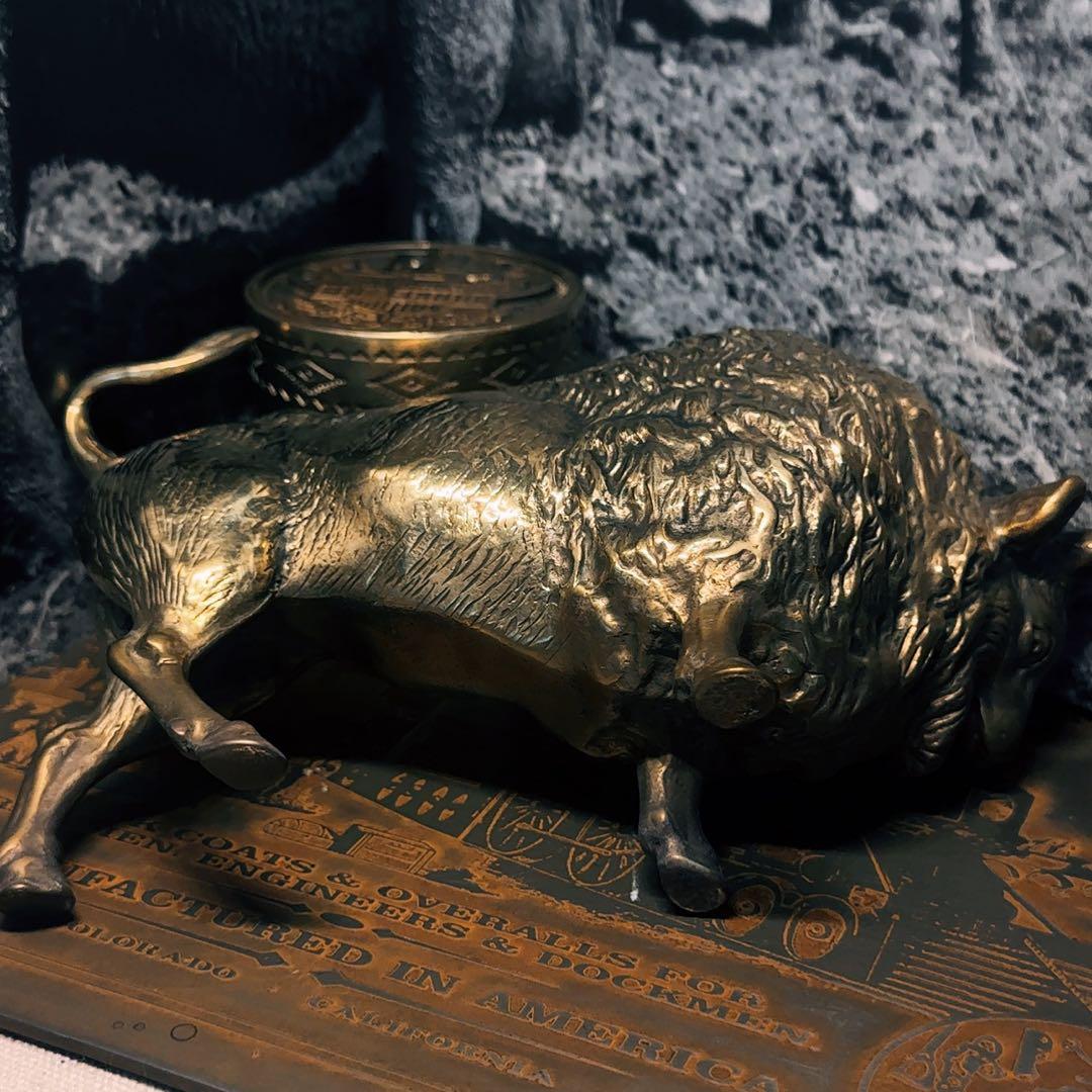 RRL イエローストーン バッファロー 彫刻