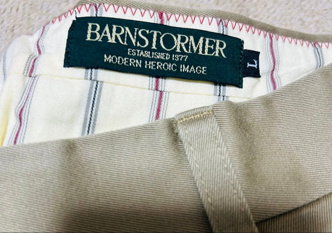 s*2様 BARNSTORMER カーキ ストレート チノパン