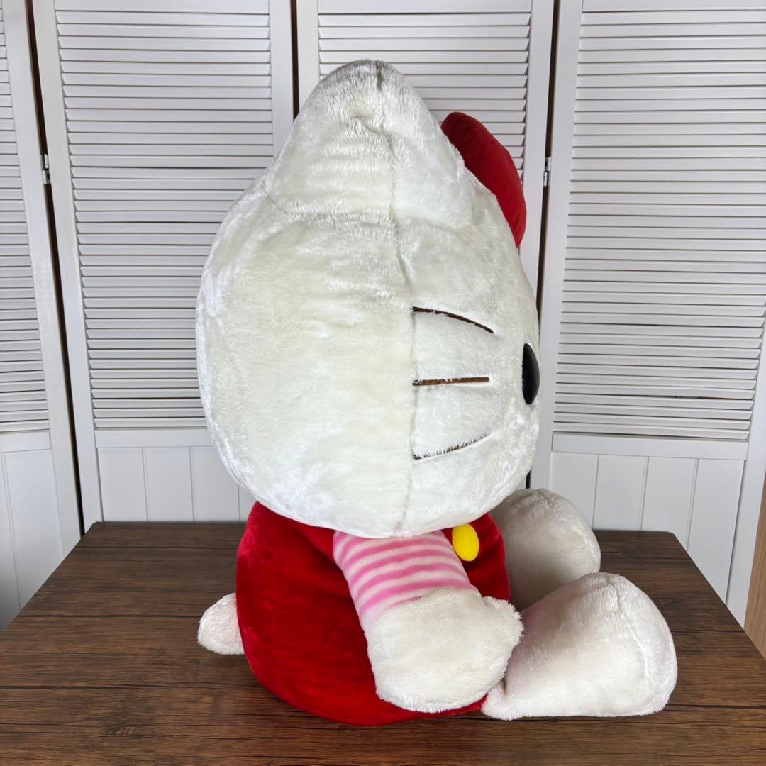 【レア】ハローキティ　特大サイズ　BIG SIZE ぬいぐるみ ビッグサイズ