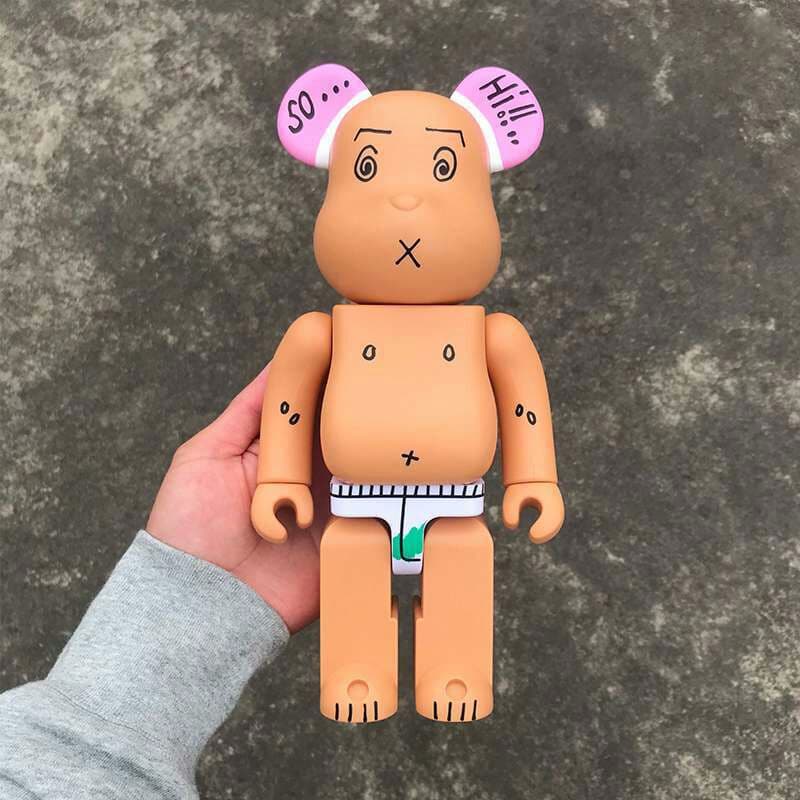 Kaws  400% bearbick Edison Chen暴力熊フィギュア