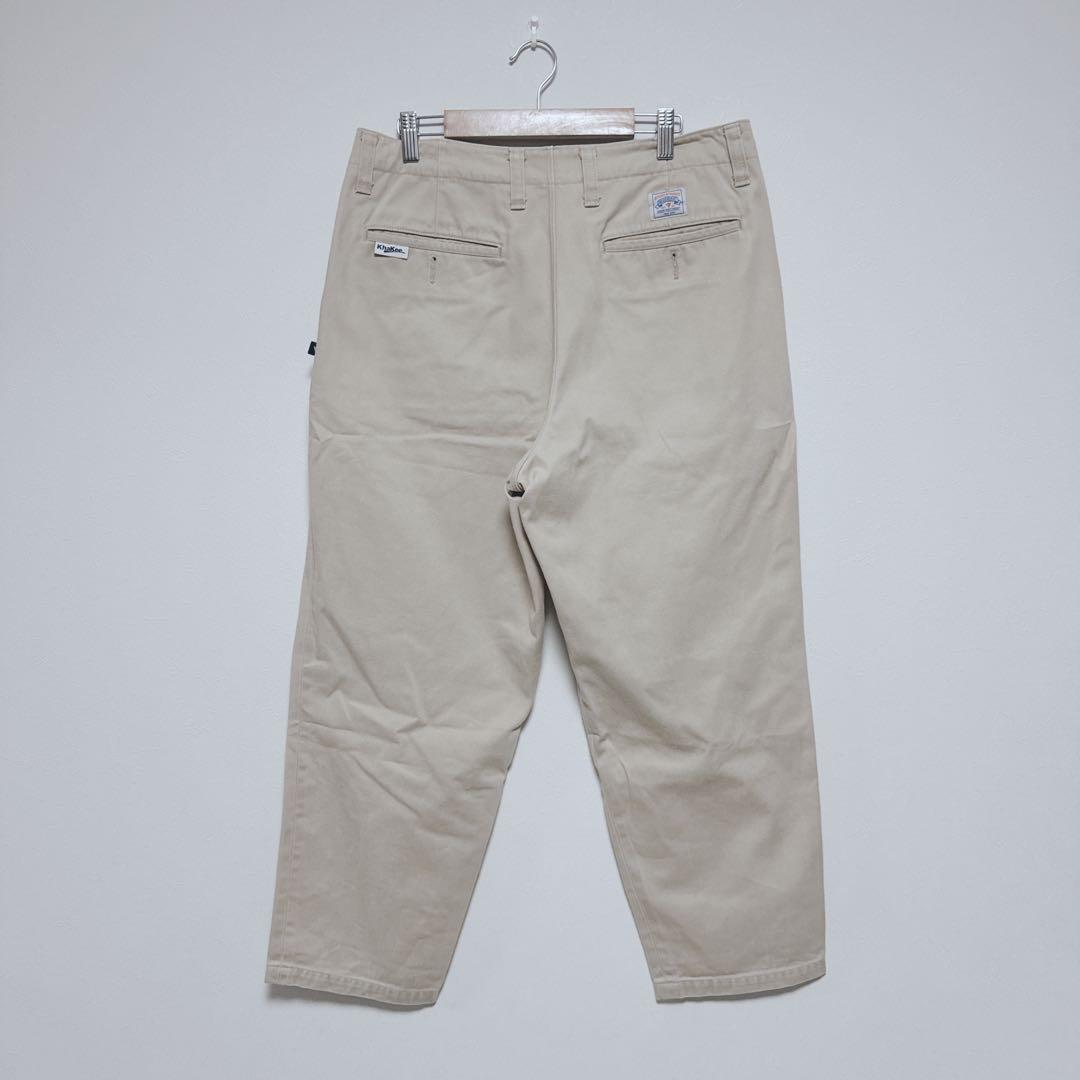 DESCENDANT KhaKee テーパードパンツ チノパン ベージュ