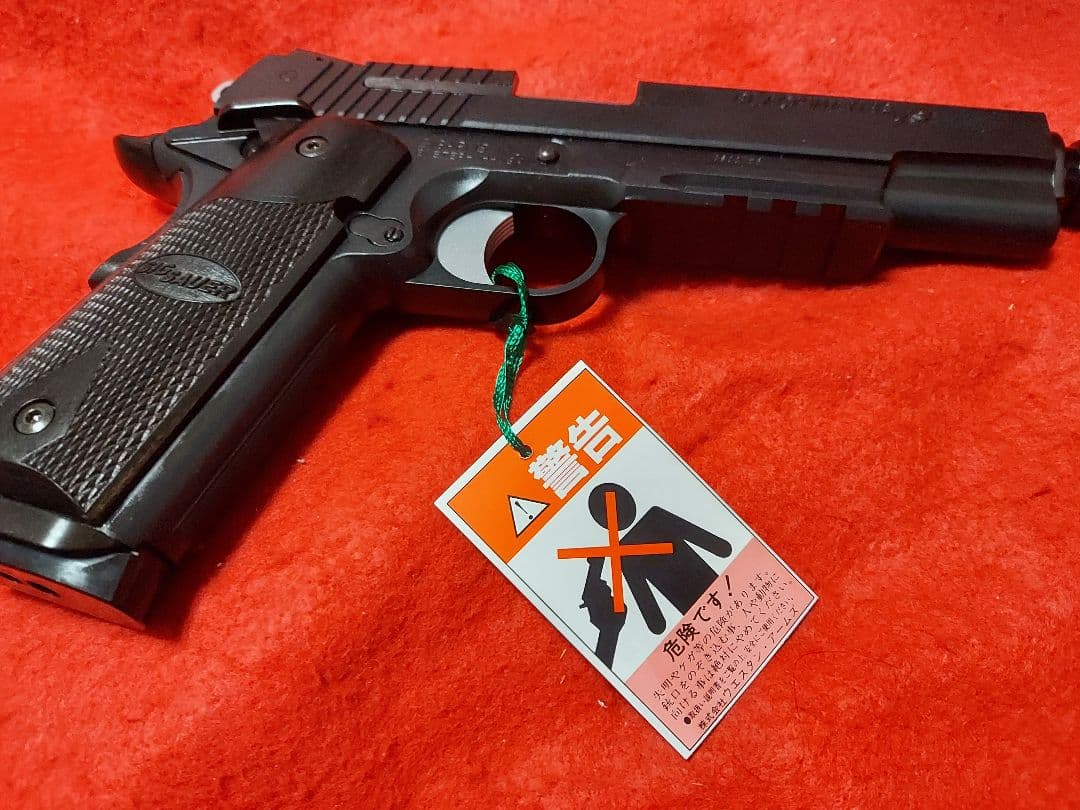 WA　SIG1911ブラックウォーター　アルタモント木製グリップ（黒）